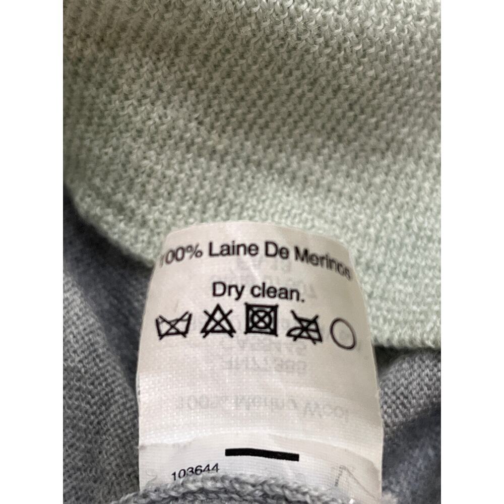 J.Crew Merino Wool Striped Sweater neutral color-way, 3/4 sleeves, size medium - Picture 7 of 10